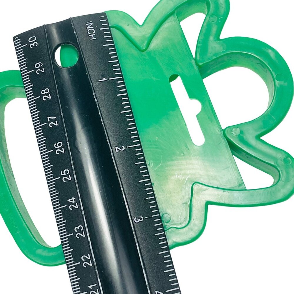 Wilton 1989 Green 4 inch Holiday Angel Cookie Cutter vintage - Picture 7 of 7